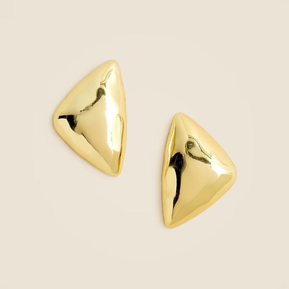 J. Crew Oversized Triangle Stud Earrings